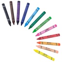 CRAYON DE CERA FAST T212 TRIANGULAR 12 COL JUMBO