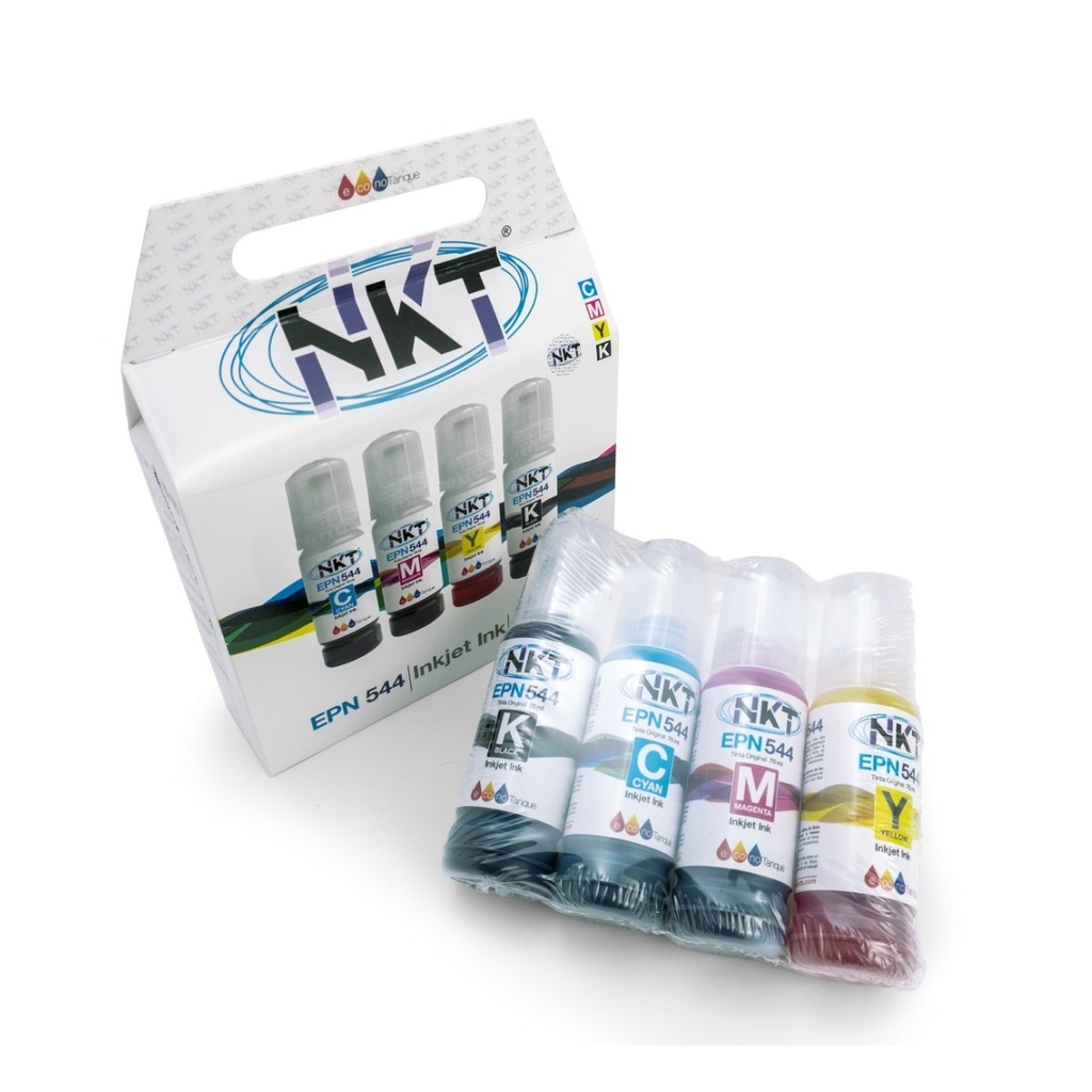 KIT DE TINTA NKT 70ML 4 PACK PARA EPSON 544 SERIES