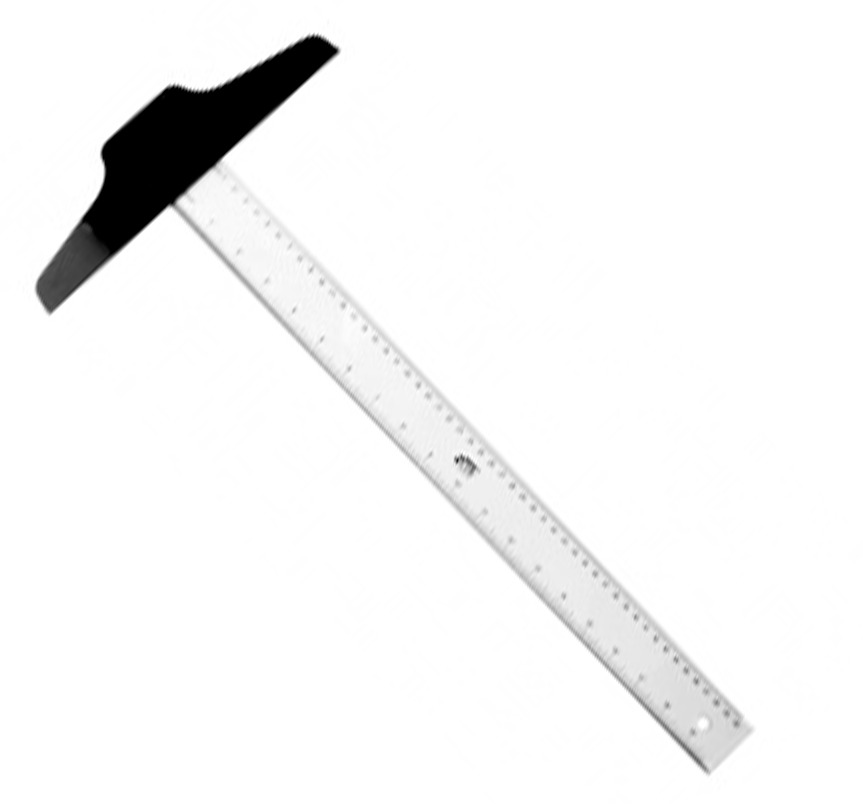 REGLA T DE 60 CM BACO