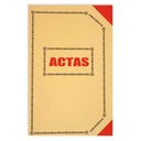 LIBROS DE ACTAS PUNTA ROJA 50 HOJAS