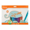 MARCADORES EN ESTUCHE Y-PLUS FP1702 PUNTA FINA 24 COLORES